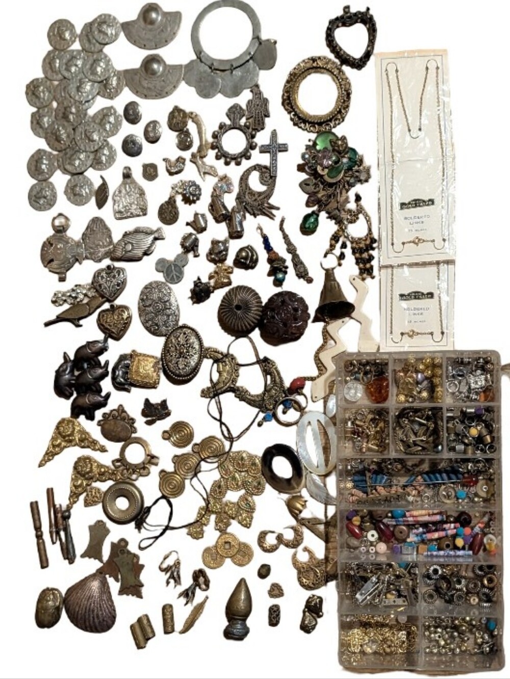 Vintage Pendants, Beads, Findings & Finishings for Jewelry Makers w/ 925 & Gold